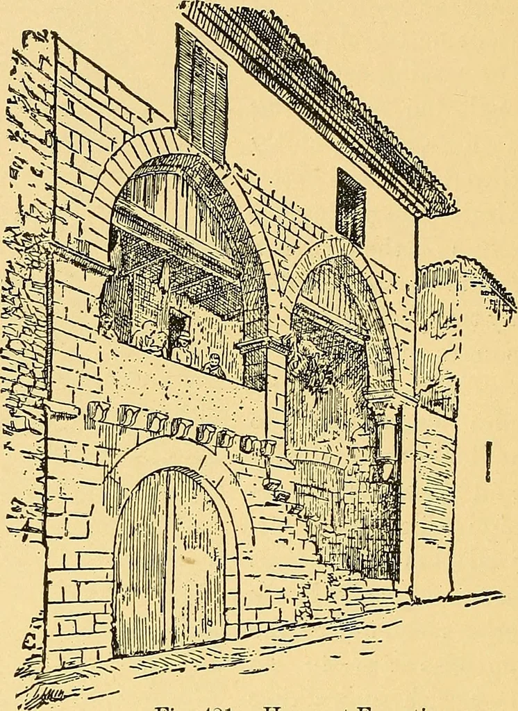 An illustration from A history of architecture in Italy from the time of Constantine to the dawn of the renaissance, 1901, leaf 281