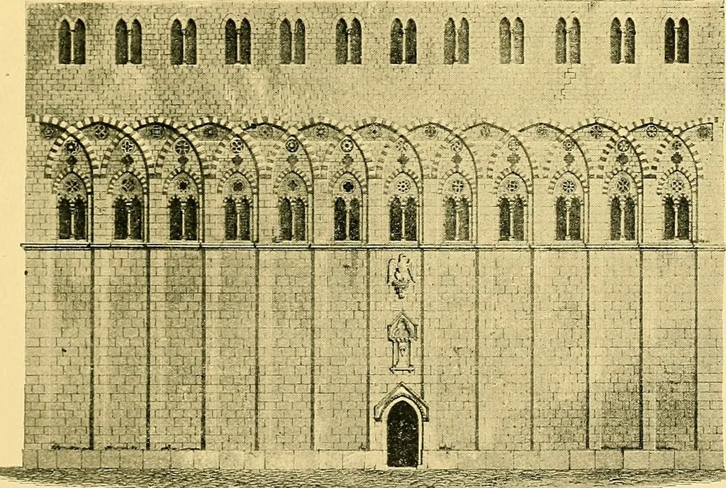 An illustration from A history of architecture in Italy from the time of Constantine to the dawn of the renaissance, 1901, leaf 282