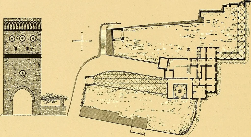 An illustration from A history of architecture in Italy from the time of Constantine to the dawn of the renaissance, 1901, leaf 287