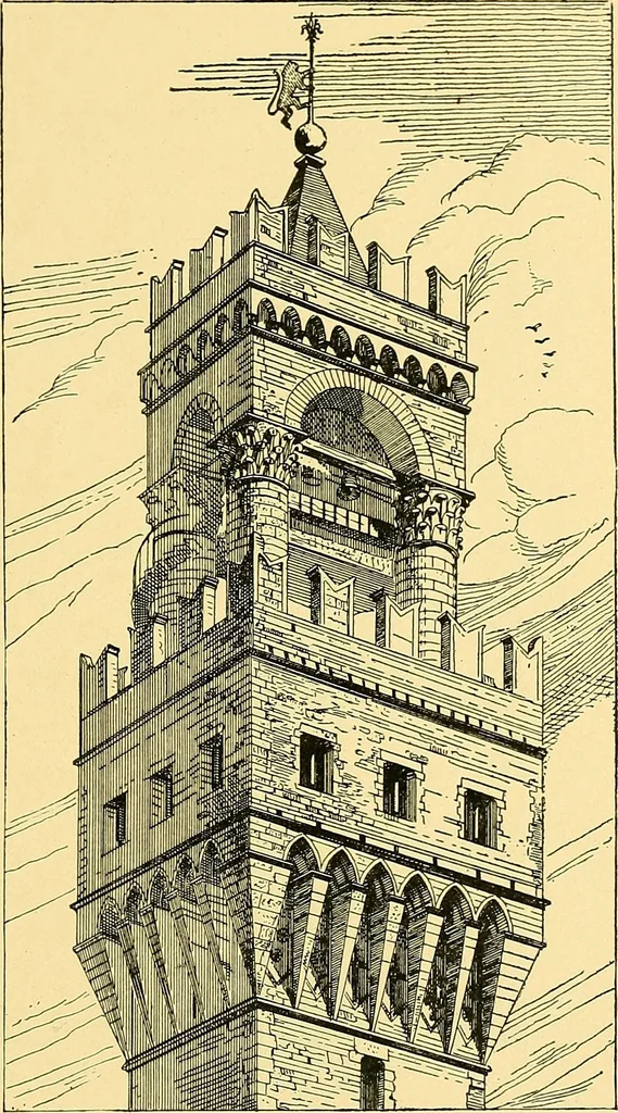 An illustration from A history of architecture in Italy from the time of Constantine to the dawn of the renaissance, 1901, leaf 294