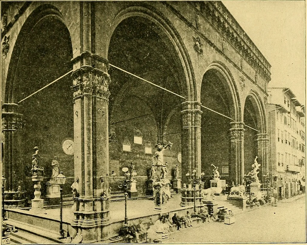 An illustration from A history of architecture in Italy from the time of Constantine to the dawn of the renaissance, 1901, leaf 296
