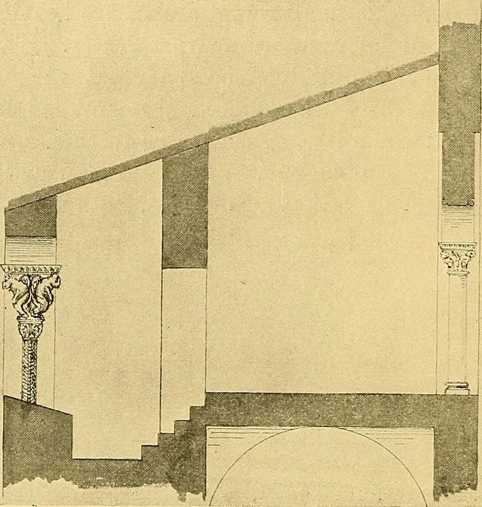 An illustration from A history of architecture in Italy from the time of Constantine to the dawn of the renaissance, 1901, leaf 31