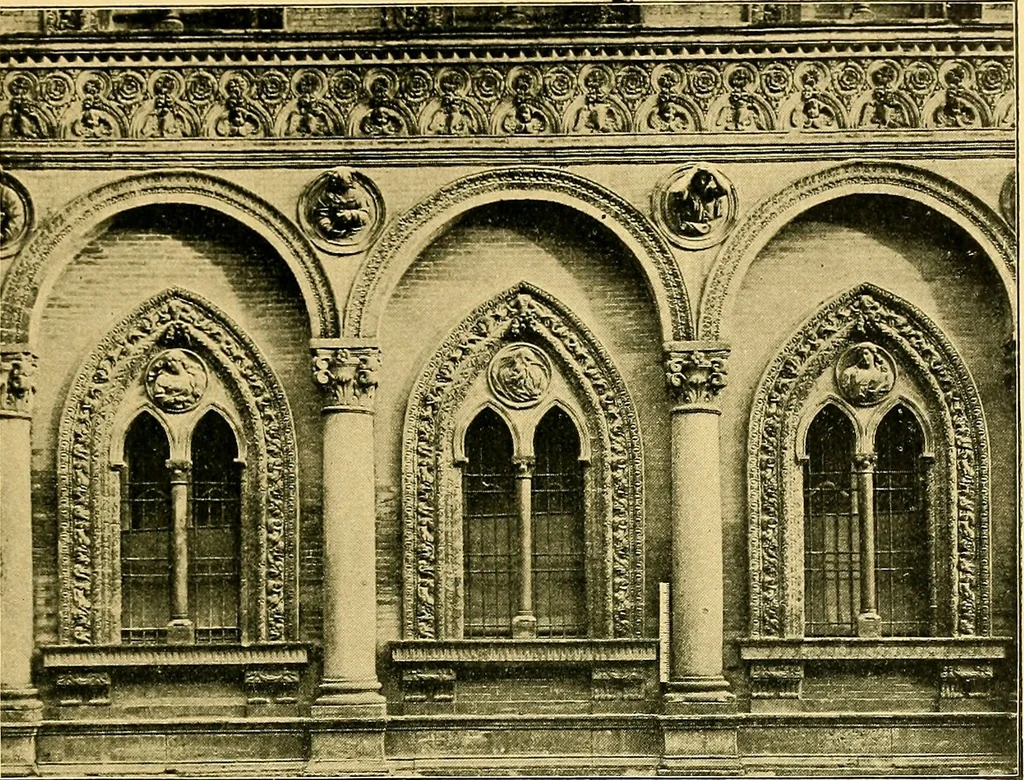 An illustration from A history of architecture in Italy from the time of Constantine to the dawn of the renaissance, 1901, leaf 316