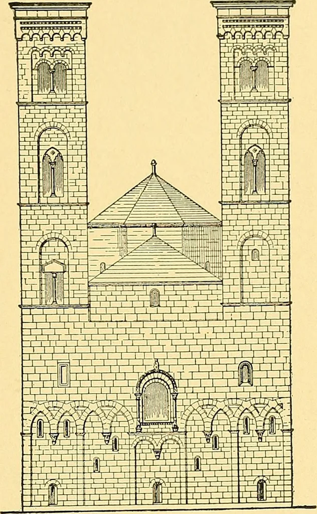 An illustration from A history of architecture in Italy from the time of Constantine to the dawn of the renaissance, 1901, leaf 34