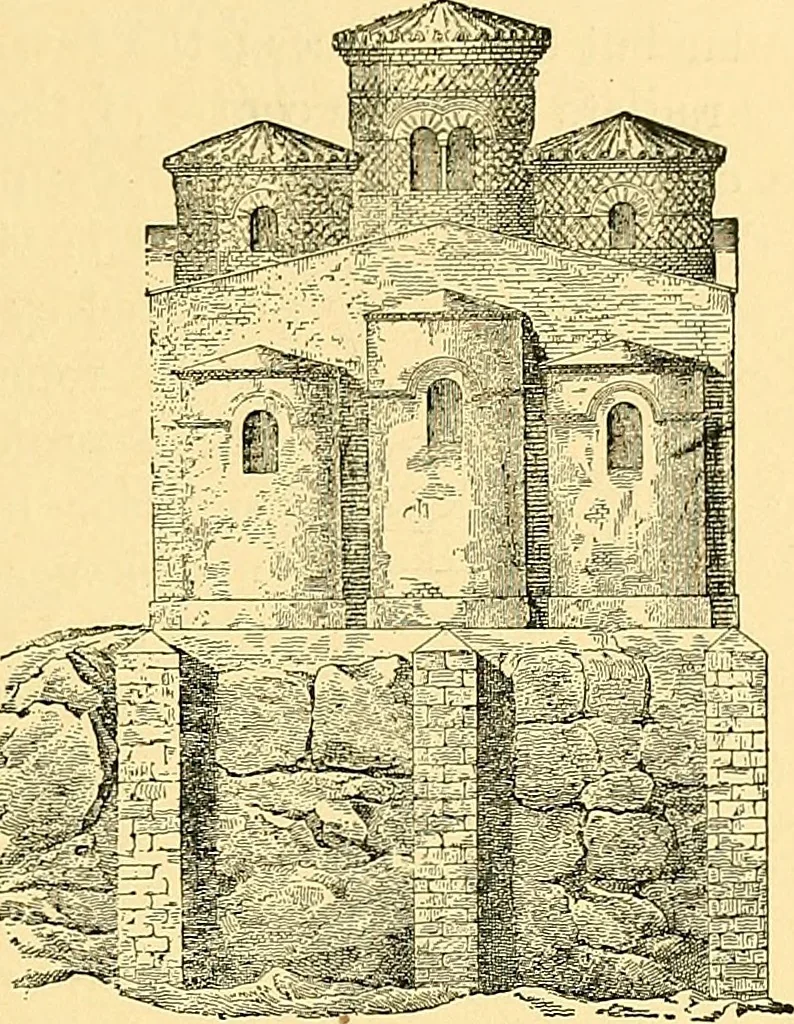 An illustration from A history of architecture in Italy from the time of Constantine to the dawn of the renaissance, 1901, leaf 36