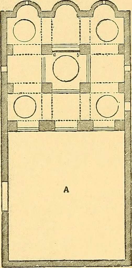 An illustration from A history of architecture in Italy from the time of Constantine to the dawn of the renaissance, 1901, leaf 37