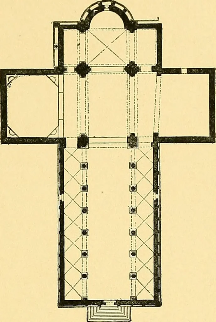 An illustration from A history of architecture in Italy from the time of Constantine to the dawn of the renaissance, 1901, leaf 38