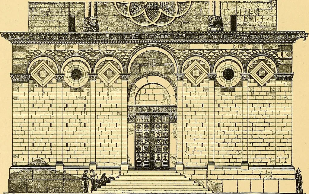 An illustration from A history of architecture in Italy from the time of Constantine to the dawn of the renaissance, 1901, leaf 39