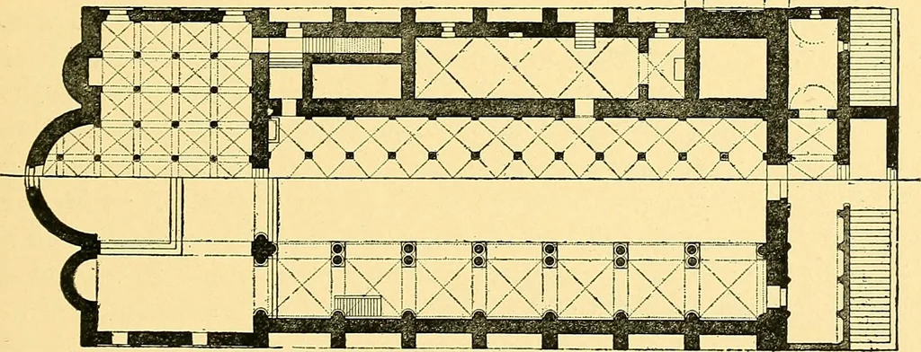 An illustration from A history of architecture in Italy from the time of Constantine to the dawn of the renaissance, 1901, leaf 46