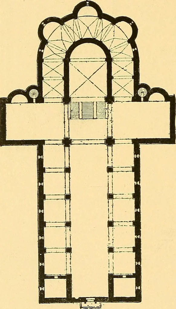 An illustration from A history of architecture in Italy from the time of Constantine to the dawn of the renaissance, 1901, leaf 53