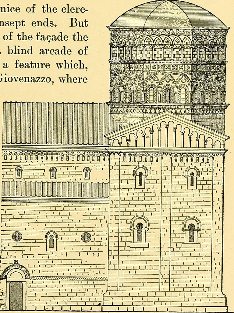 An illustration from A history of architecture in Italy from the time of Constantine to the dawn of the renaissance, 1901, leaf 58