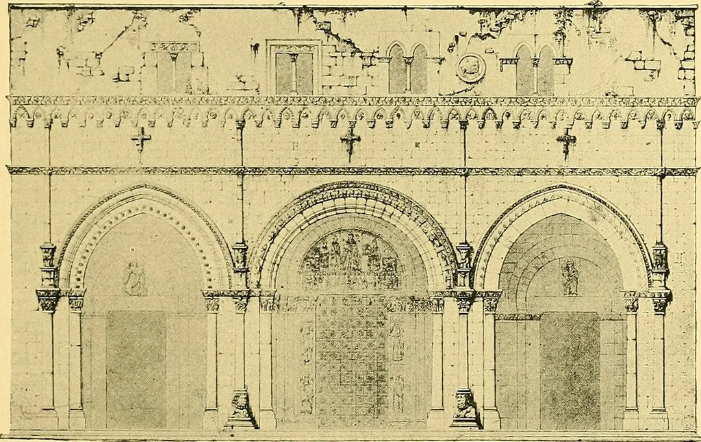 An illustration from A history of architecture in Italy from the time of Constantine to the dawn of the renaissance, 1901, leaf 60