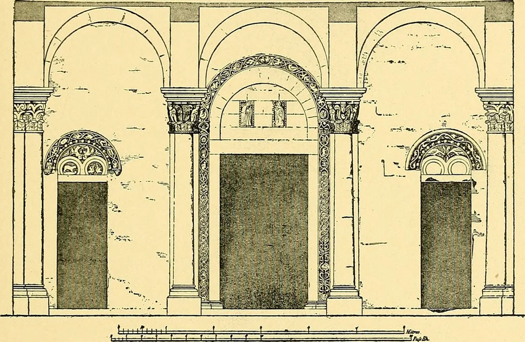 An illustration from A history of architecture in Italy from the time of Constantine to the dawn of the renaissance, 1901, leaf 66