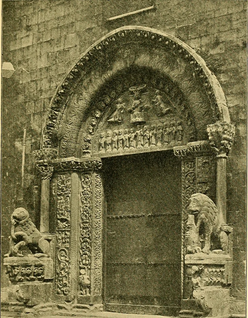 An illustration from A history of architecture in Italy from the time of Constantine to the dawn of the renaissance, 1901, leaf 68