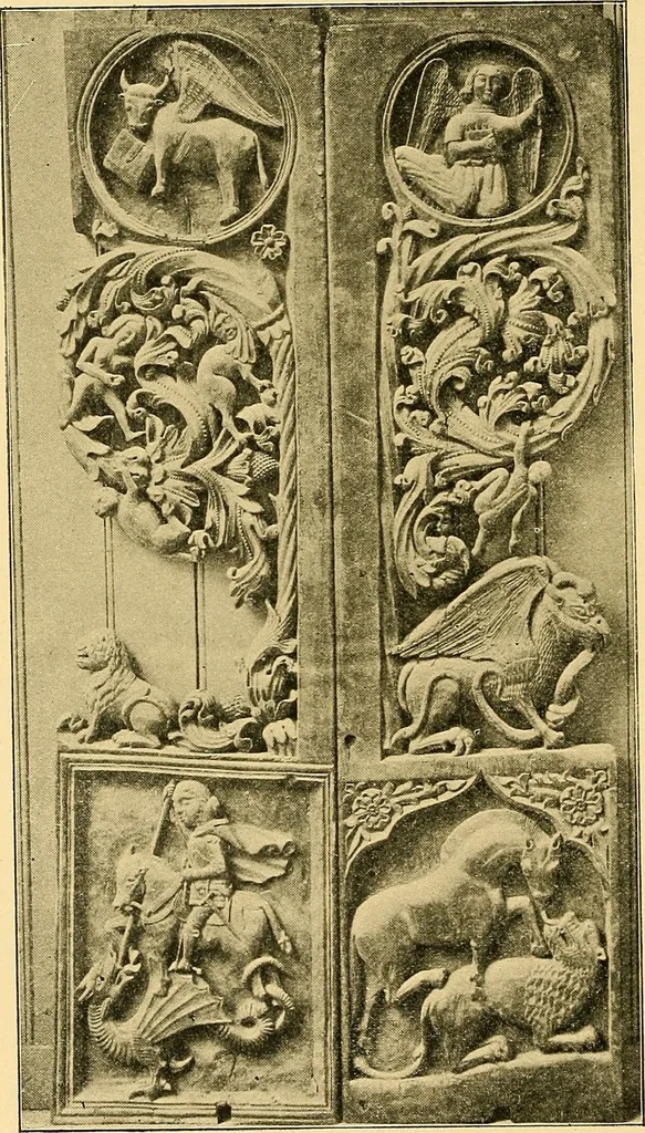 An illustration from A history of architecture in Italy from the time of Constantine to the dawn of the renaissance, 1901, leaf 79