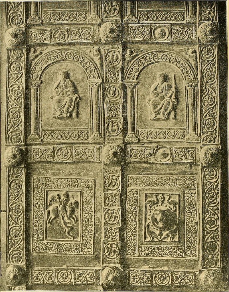 An illustration from A history of architecture in Italy from the time of Constantine to the dawn of the renaissance, 1901, leaf 95