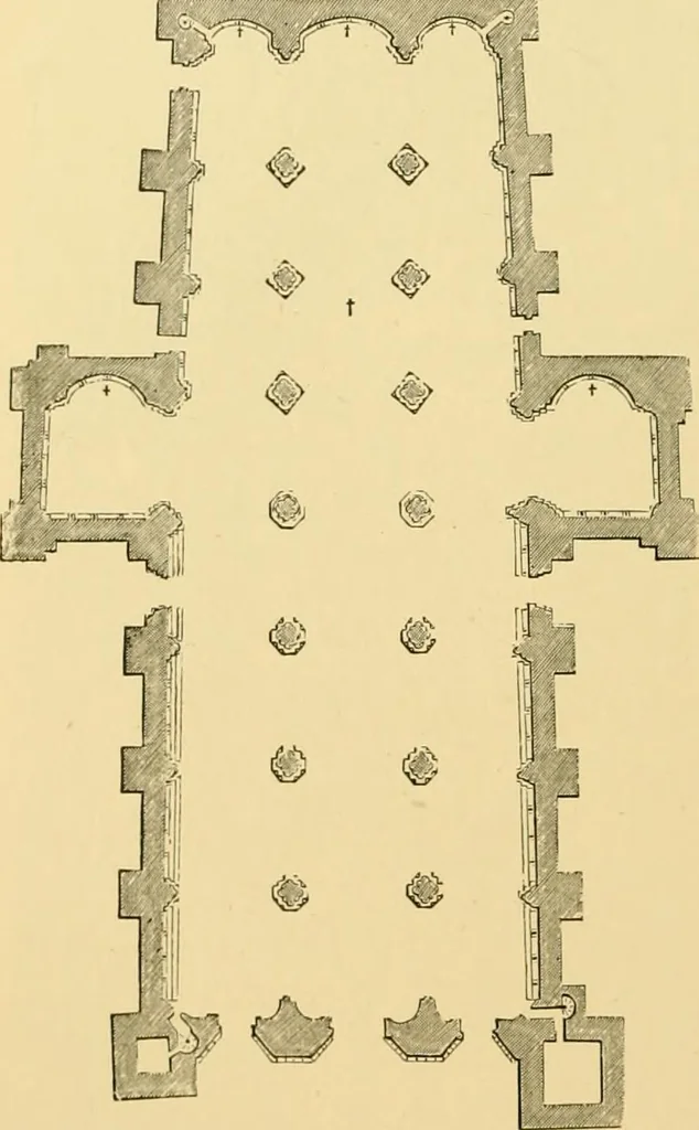 An illustration from A history of architecture in all countries, from the earliest times to the present day, 1902, leaf 105