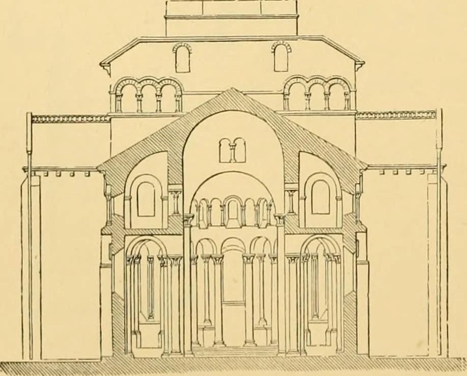 An illustration from A history of architecture in all countries, from the earliest times to the present day, 1902, leaf 109