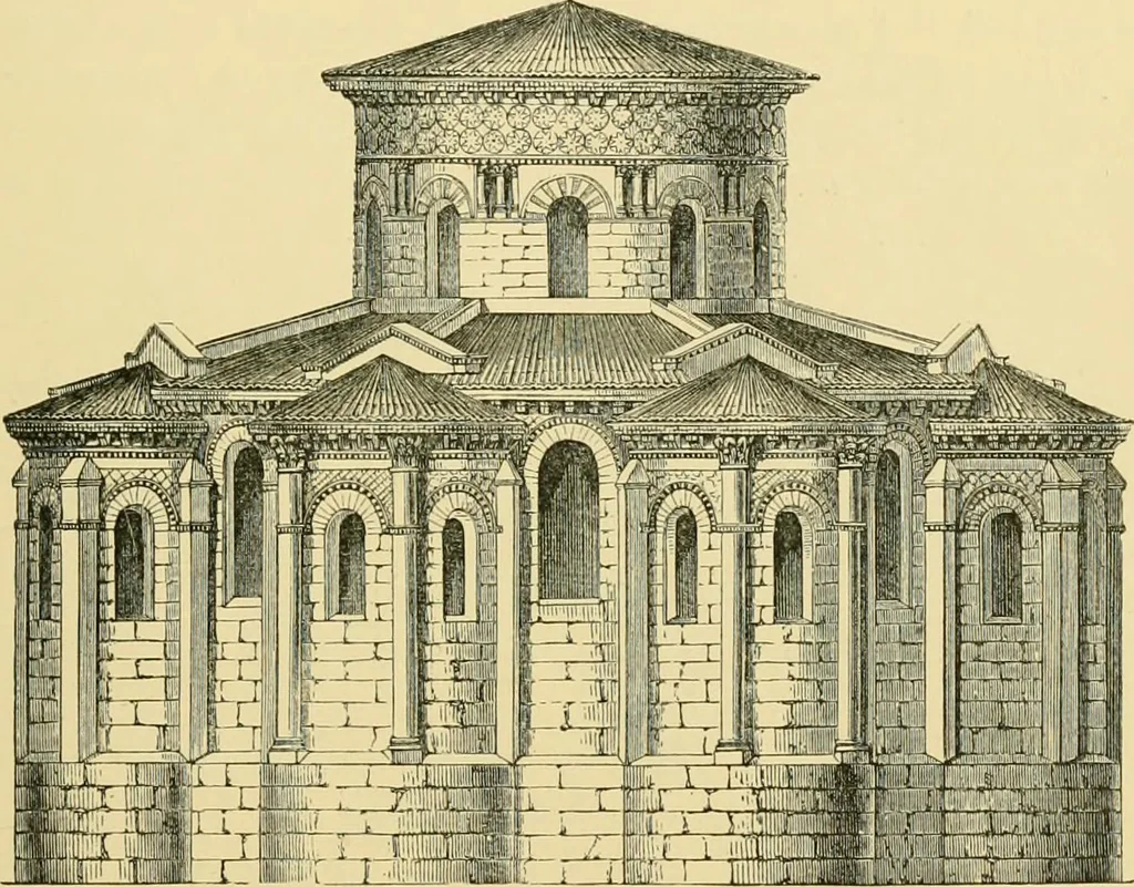 An illustration from A history of architecture in all countries, from the earliest times to the present day, 1902, leaf 110