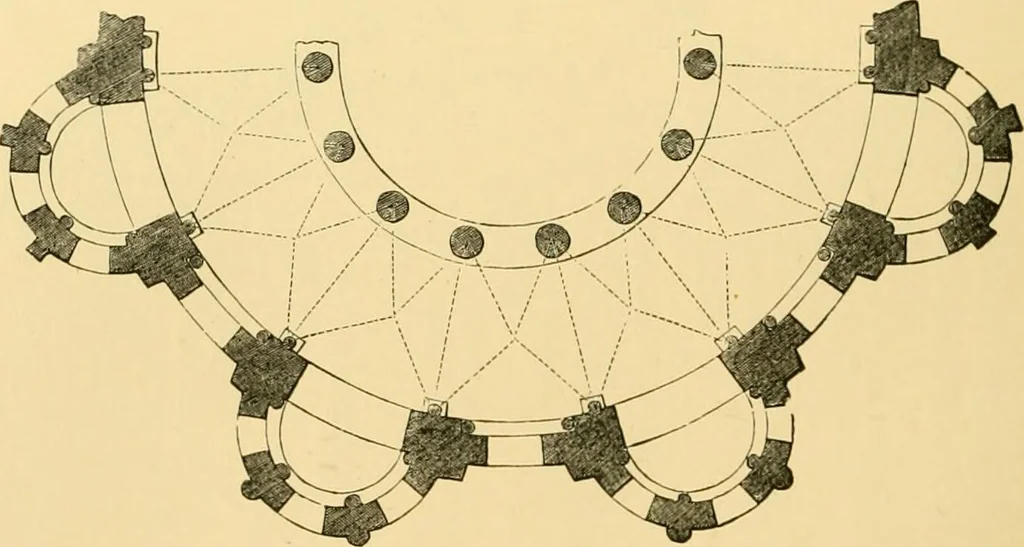 An illustration from A history of architecture in all countries, from the earliest times to the present day, 1902, leaf 111