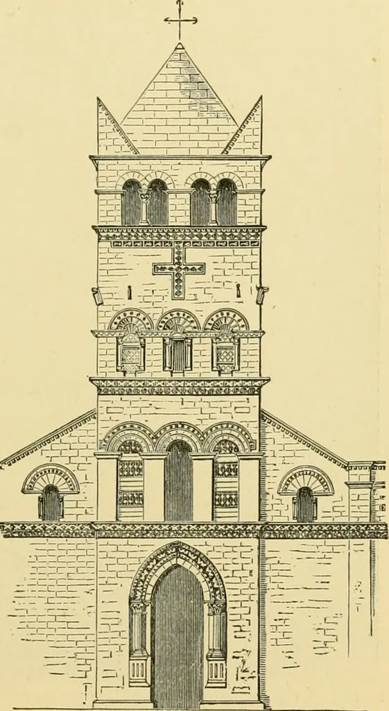An illustration from A history of architecture in all countries, from the earliest times to the present day, 1902, leaf 114