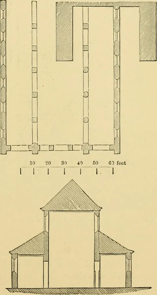 An illustration from A history of architecture in all countries, from the earliest times to the present day, 1902, leaf 124
