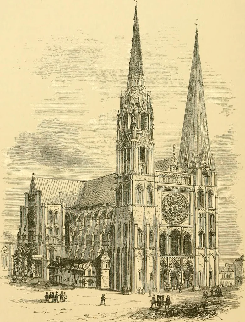 An illustration from A history of architecture in all countries, from the earliest times to the present day, 1902, leaf 157