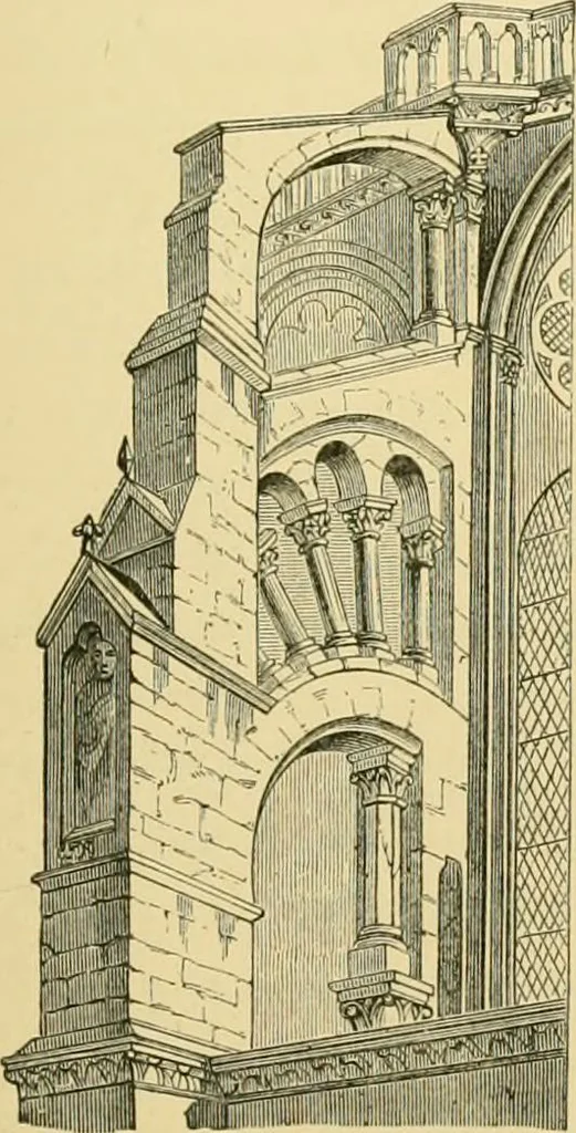 An illustration from A history of architecture in all countries, from the earliest times to the present day, 1902, leaf 158