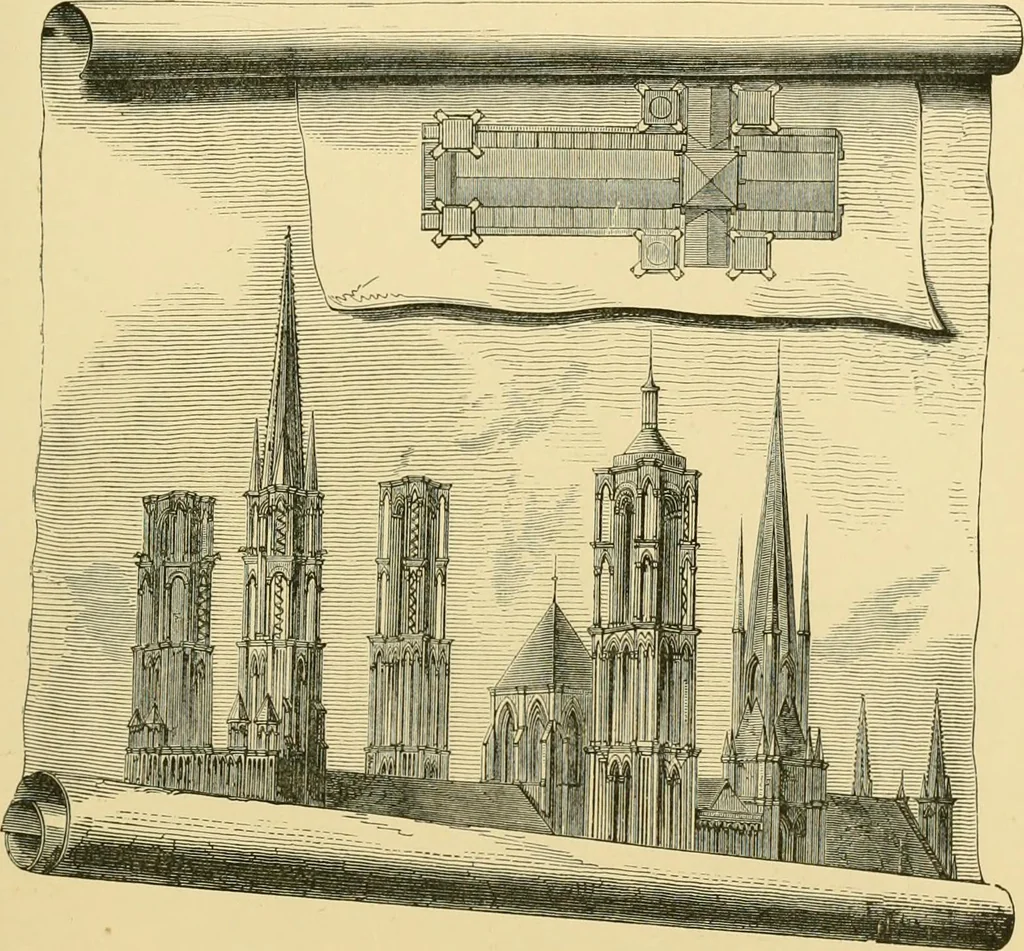 An illustration from A history of architecture in all countries, from the earliest times to the present day, 1902, leaf 164