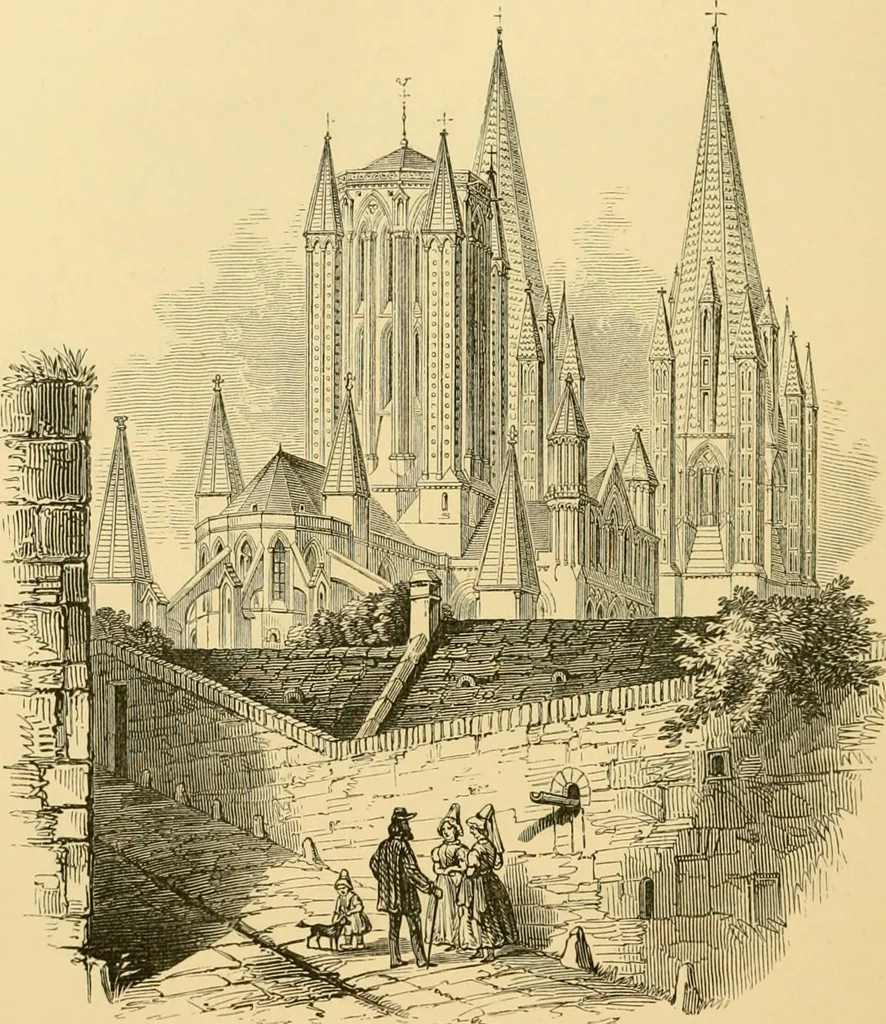 An illustration from A history of architecture in all countries, from the earliest times to the present day, 1902, leaf 165