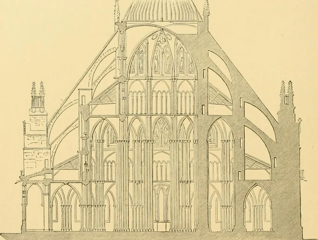 An illustration from A history of architecture in all countries, from the earliest times to the present day, 1902, leaf 171