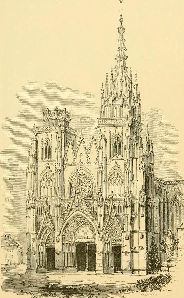 An illustration from A history of architecture in all countries, from the earliest times to the present day, 1902, leaf 175