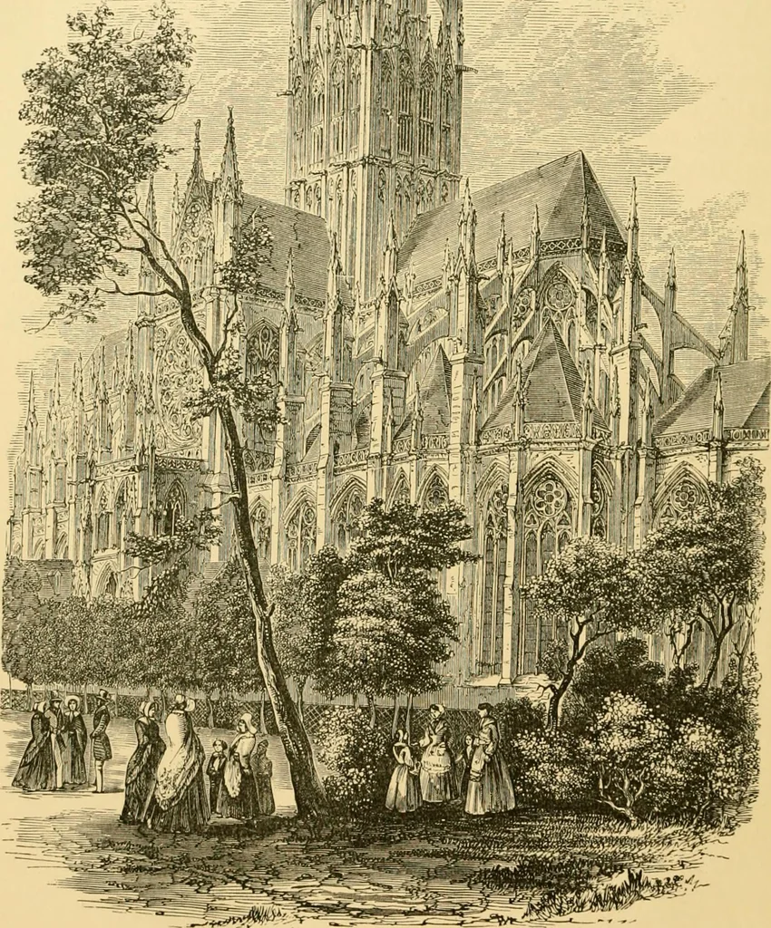 An illustration from A history of architecture in all countries, from the earliest times to the present day, 1902, leaf 177