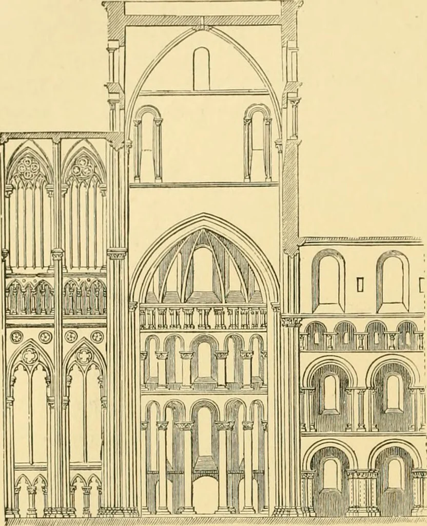 An illustration from A history of architecture in all countries, from the earliest times to the present day, 1902, leaf 211