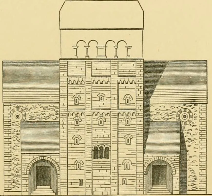 An illustration from A history of architecture in all countries, from the earliest times to the present day, 1902, leaf 236