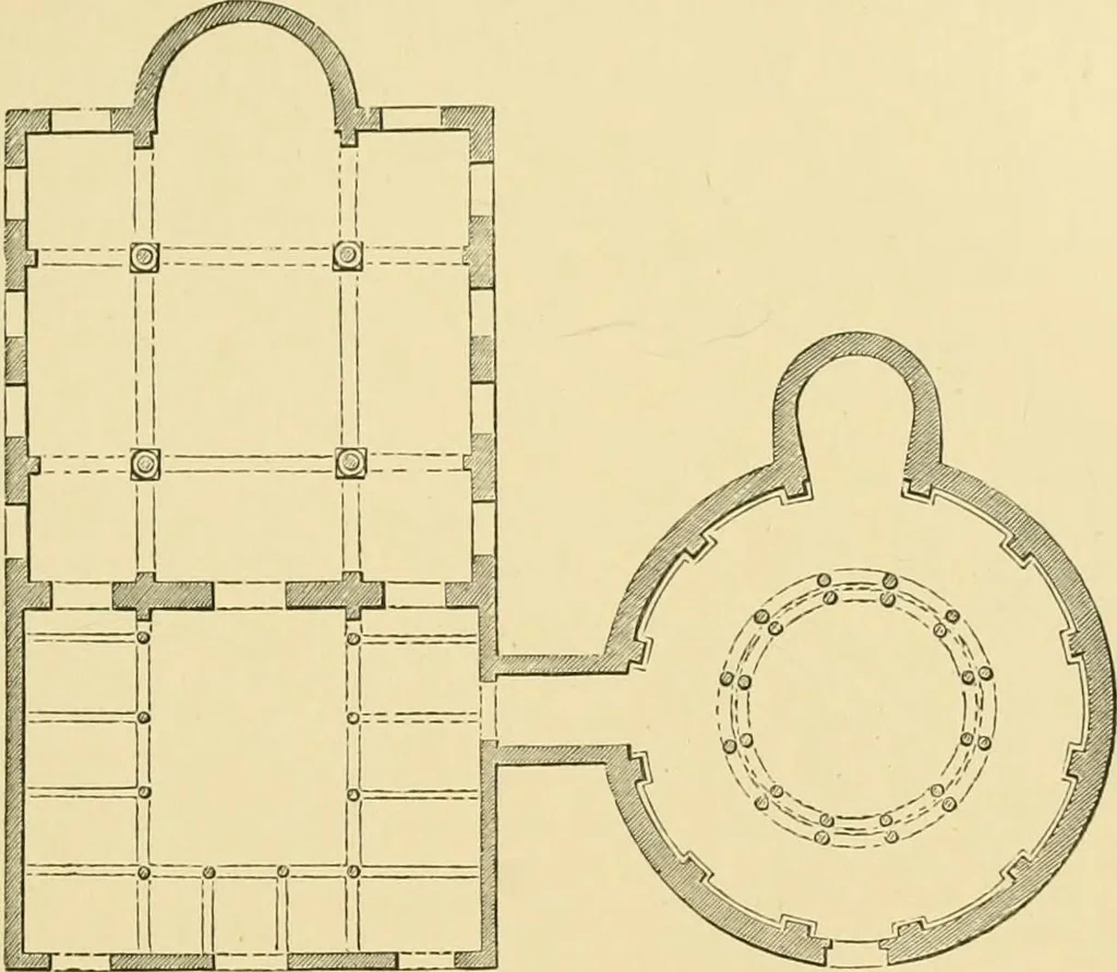 An illustration from A history of architecture in all countries, from the earliest times to the present day, 1902, leaf 242