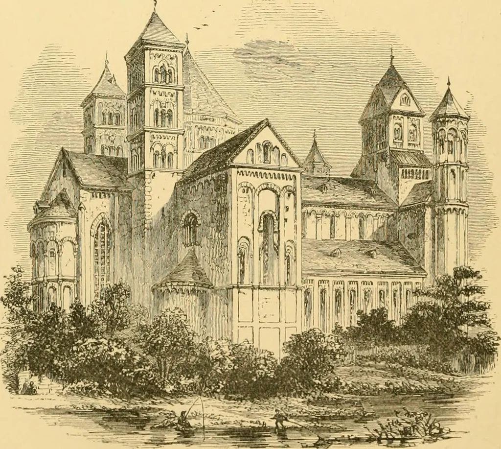 An illustration from A history of architecture in all countries, from the earliest times to the present day, 1902, leaf 255