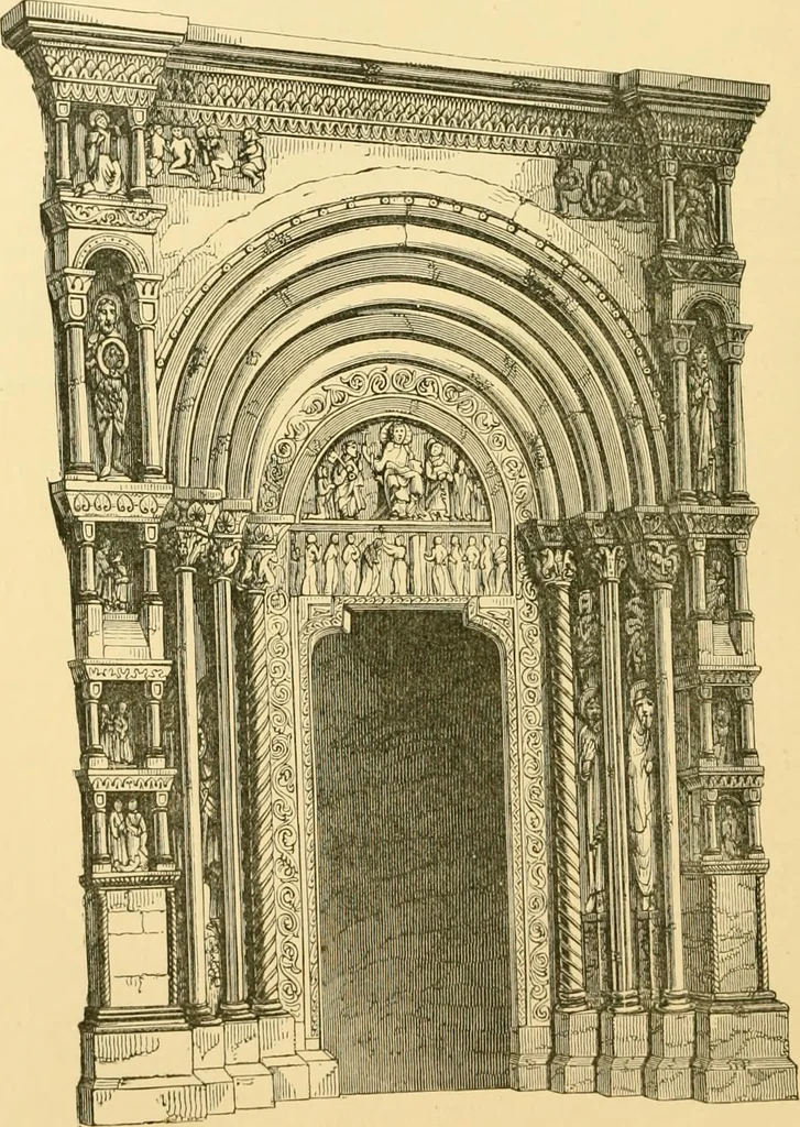 An illustration from A history of architecture in all countries, from the earliest times to the present day, 1902, leaf 263