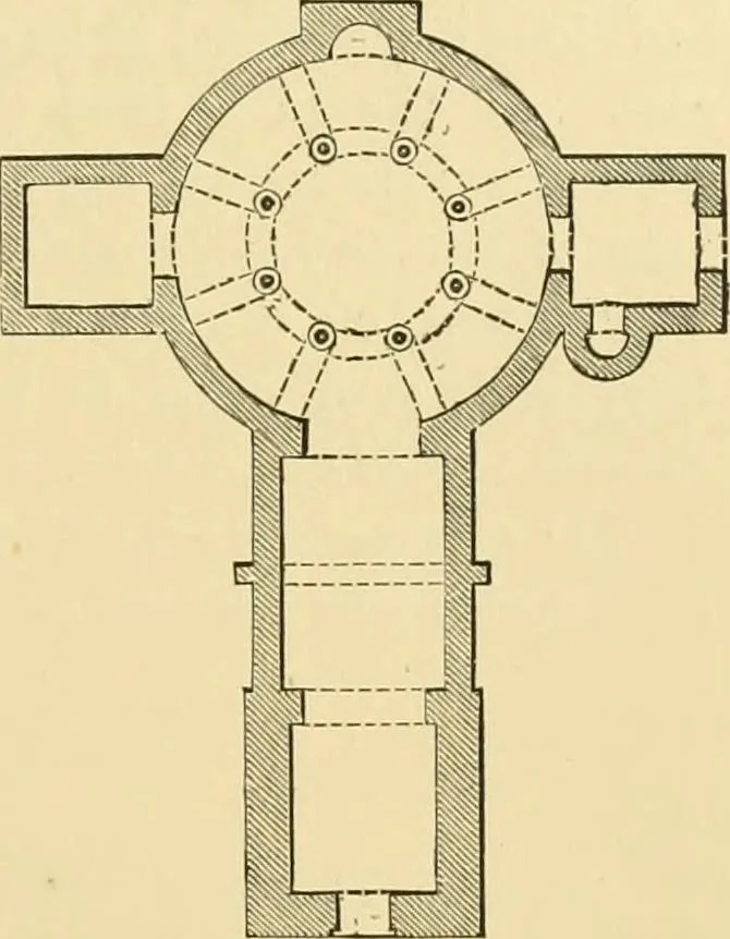An illustration from A history of architecture in all countries, from the earliest times to the present day, 1902, leaf 270