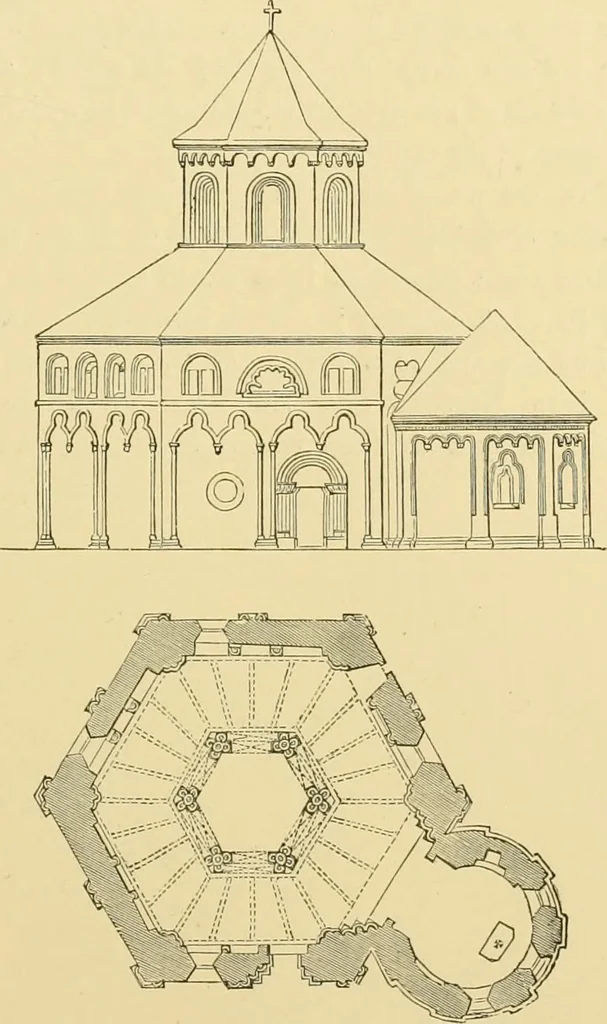 An illustration from A history of architecture in all countries, from the earliest times to the present day, 1902, leaf 272