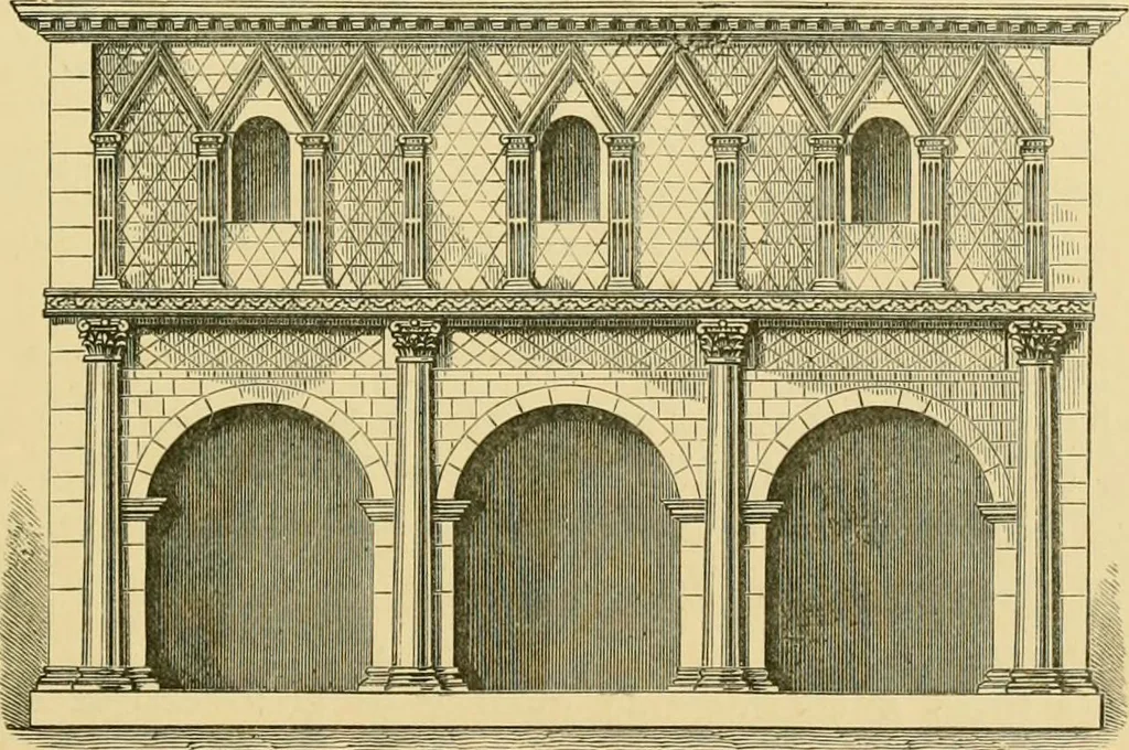 An illustration from A history of architecture in all countries, from the earliest times to the present day, 1902, leaf 274