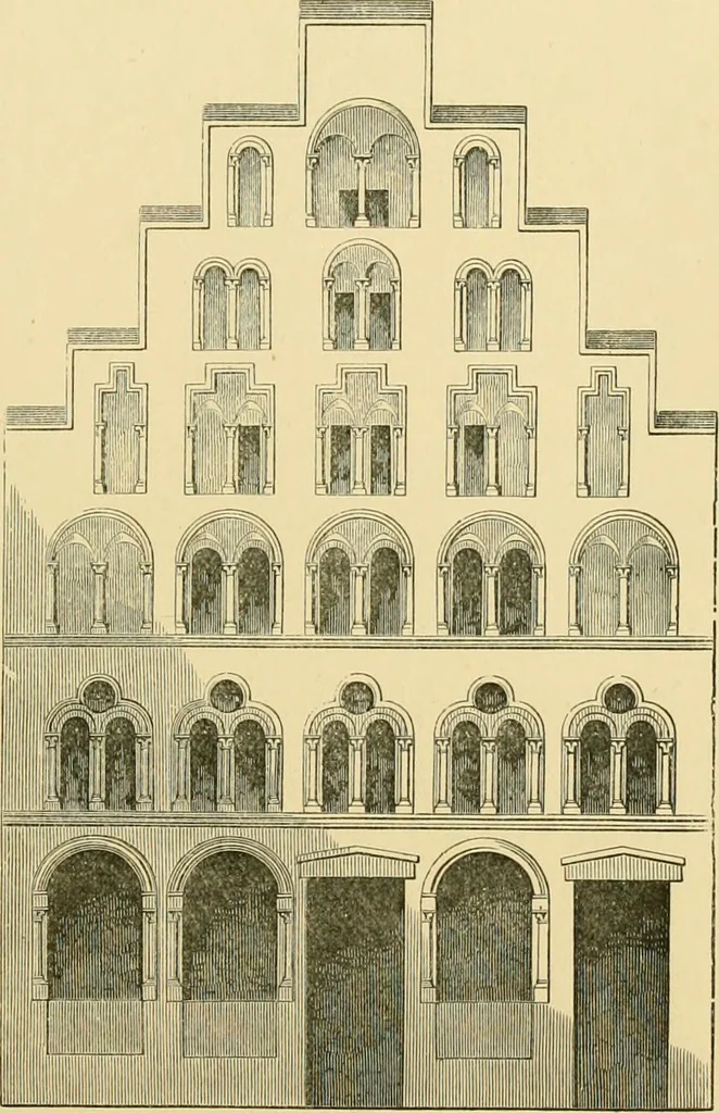 An illustration from A history of architecture in all countries, from the earliest times to the present day, 1902, leaf 280