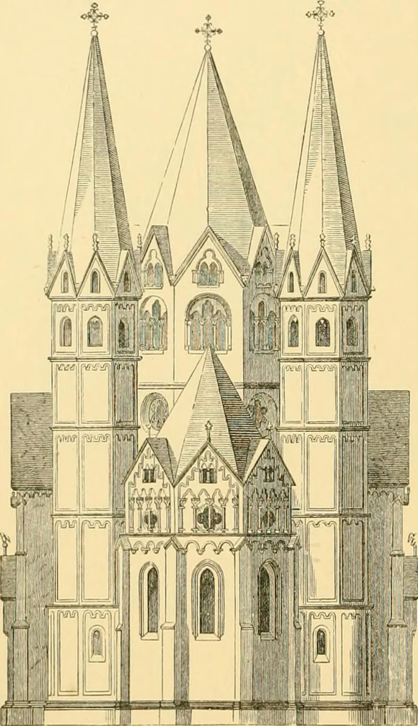 An illustration from A history of architecture in all countries, from the earliest times to the present day, 1902, leaf 285