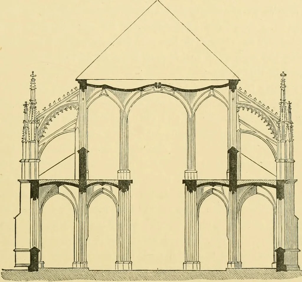 An illustration from A history of architecture in all countries, from the earliest times to the present day, 1902, leaf 304