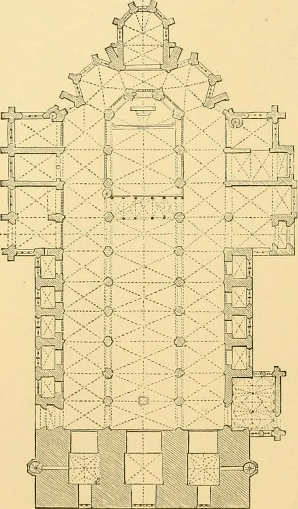 An illustration from A history of architecture in all countries, from the earliest times to the present day, 1902, leaf 323