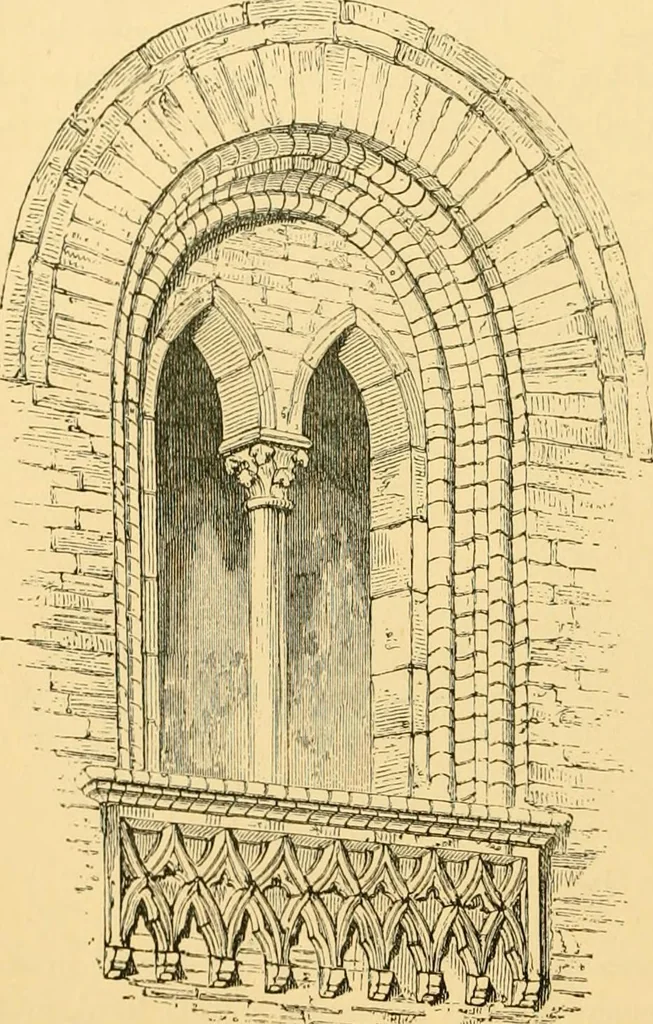 An illustration from A history of architecture in all countries, from the earliest times to the present day, 1902, leaf 33