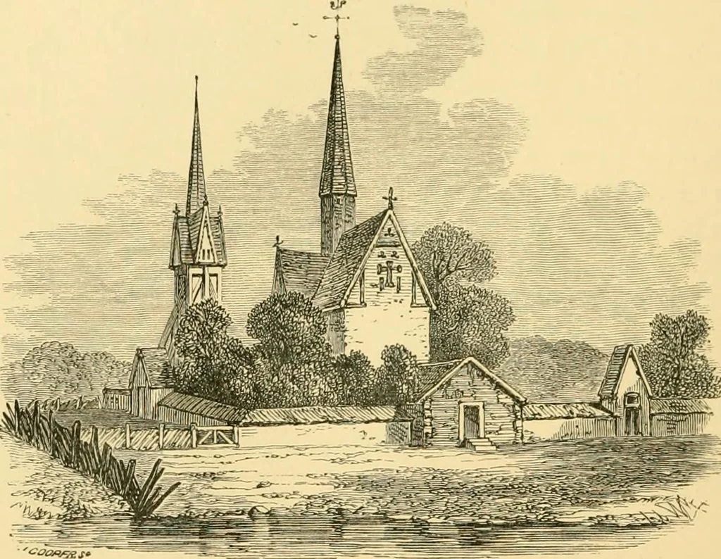 An illustration from A history of architecture in all countries, from the earliest times to the present day, 1902, leaf 335