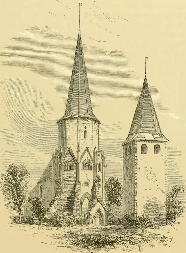 An illustration from A history of architecture in all countries, from the earliest times to the present day, 1902, leaf 350