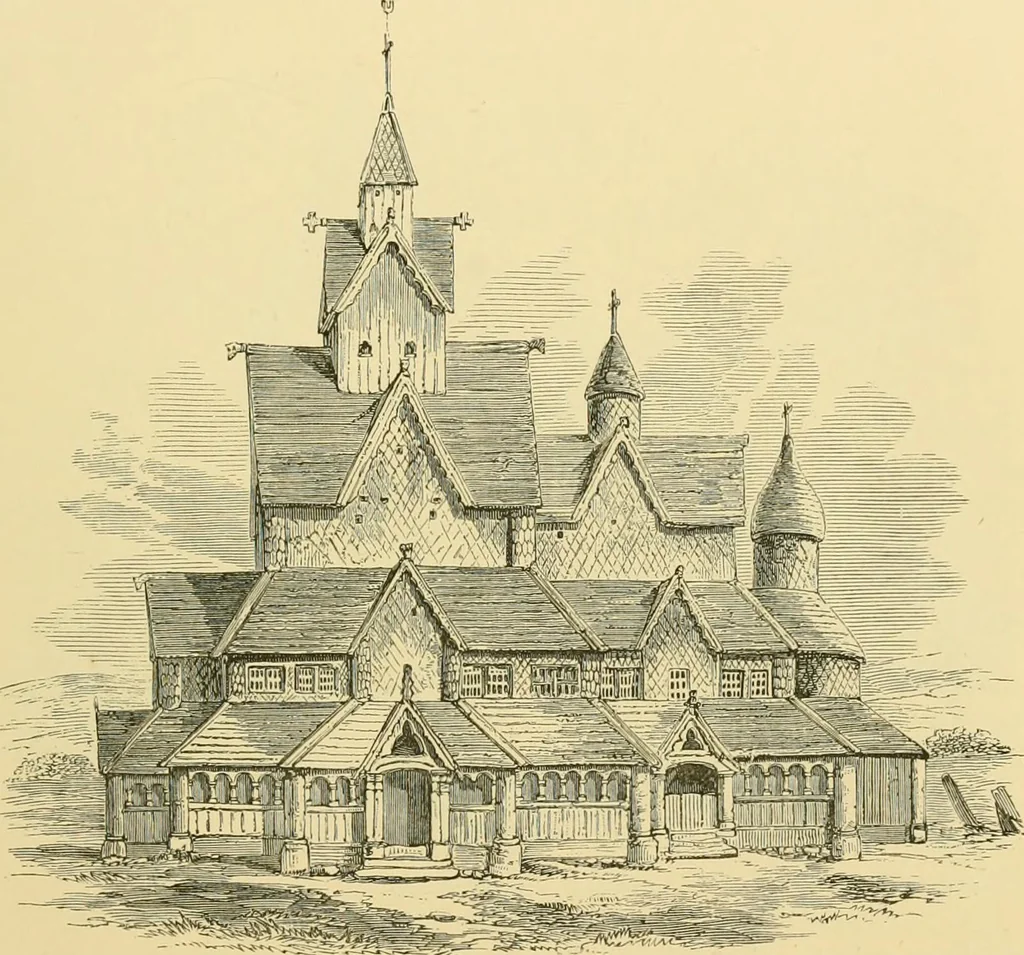 An illustration from A history of architecture in all countries, from the earliest times to the present day, 1902, leaf 352