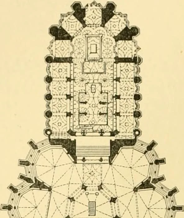 An illustration from A history of architecture in all countries, from the earliest times to the present day, 1902, leaf 373